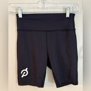 Peloton Biker Spandex Black Shorts Size S